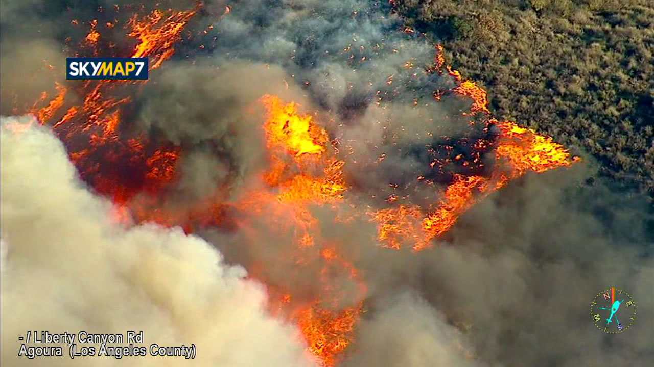 Thousand Oaks Fire Map