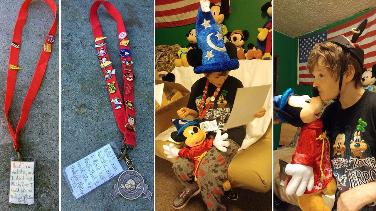 Girl With Autism Has Lost Mickey Mouse Pins Lanyard From Disneyland