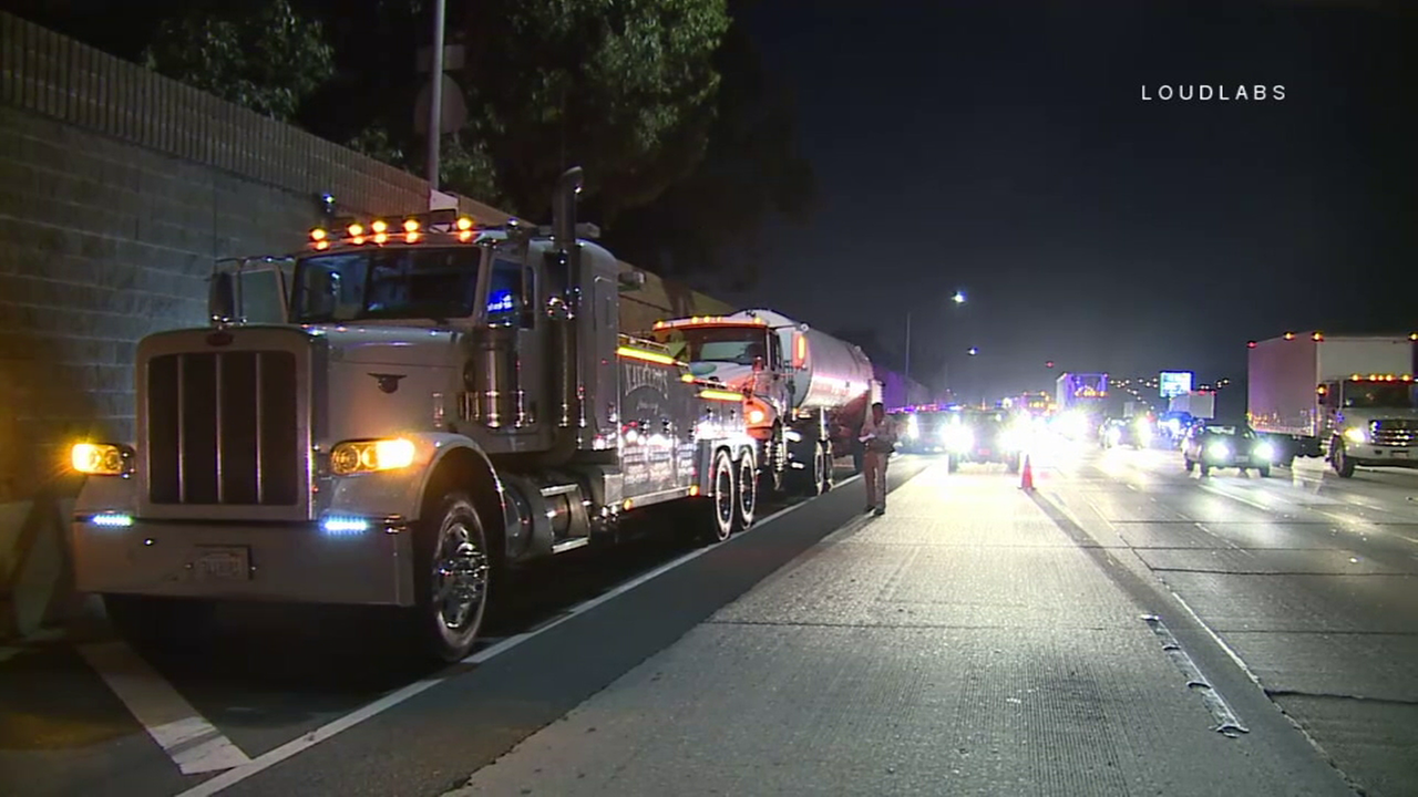 Big Rig Driver Dies After Being Run Over By Tow Truck On 60 Freeway In ...