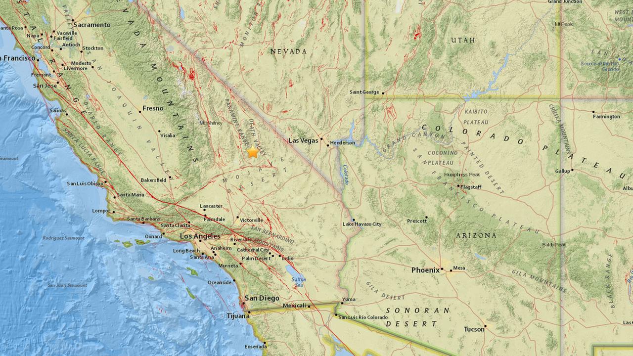 Preliminary magnitude 4.1 earthquake strikes near Searles Valley | abc7.com