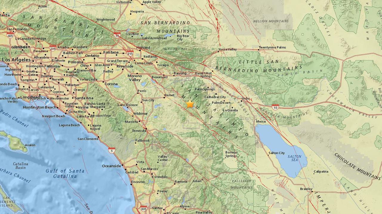 3.4 earthquake strikes near Idyllwild, USGS says | abc7.com