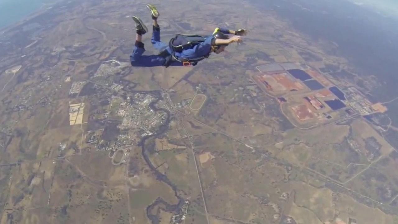 Video Skydiver Suffers Seizure Mid Fall Over Australia