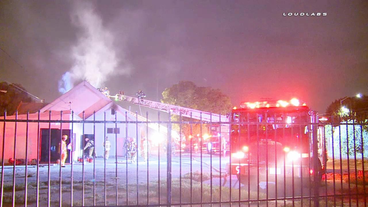 church fire