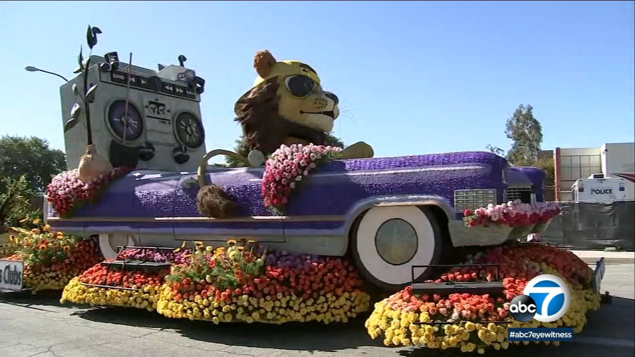 Rose Parade Features 39 Floral Floats 19 Marching Bands KABC7 Photos 