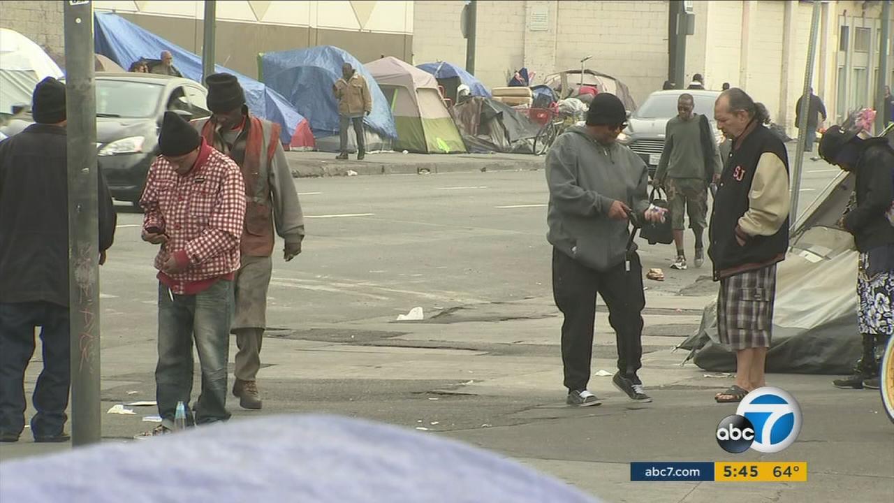 LA's Skid Row at epicenter of homeless housing crisis