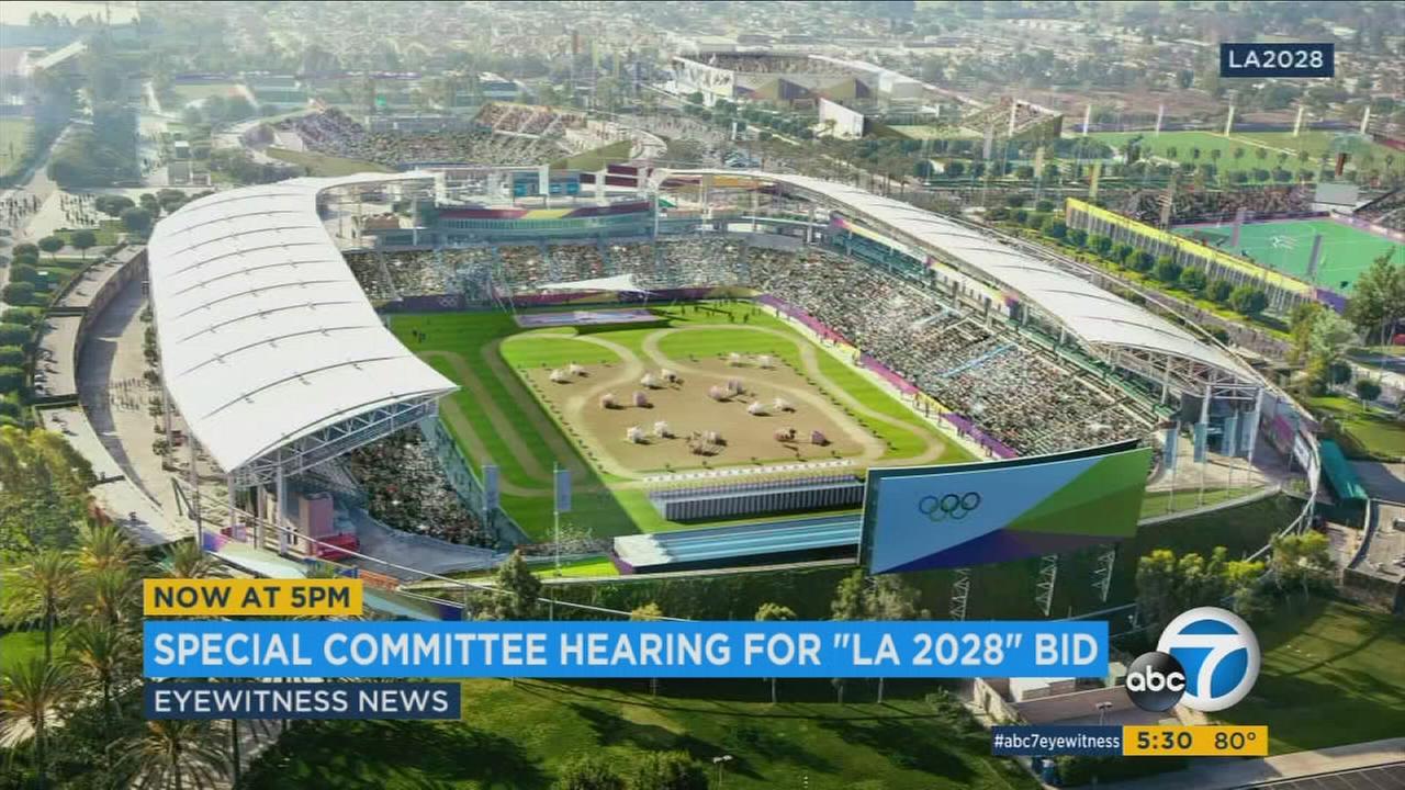 LA officials review 2028 Olympic bid | abc7.com