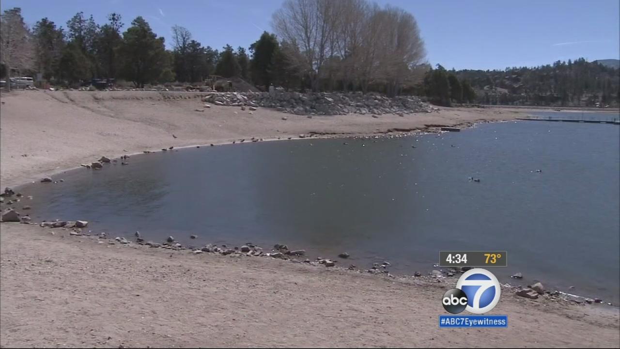 Big Bear Lake feels impact of California drought