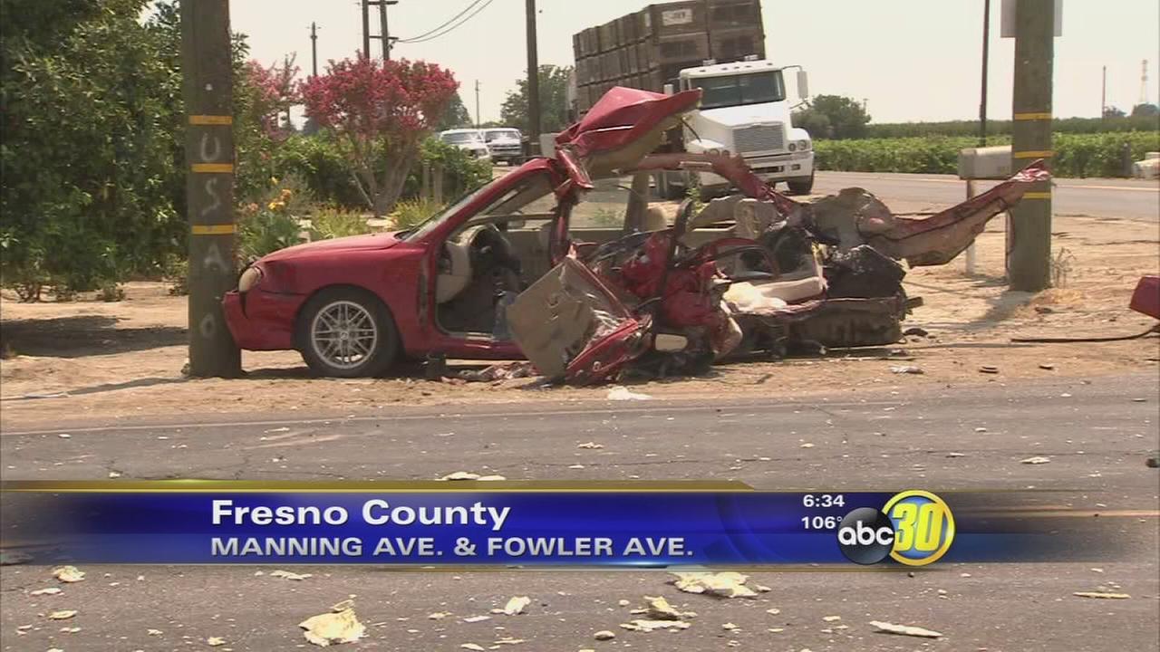 Two killed in Fresno County hit and run crash
