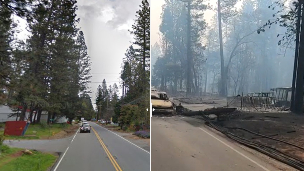Maps Wildfires Burning Across California 2295