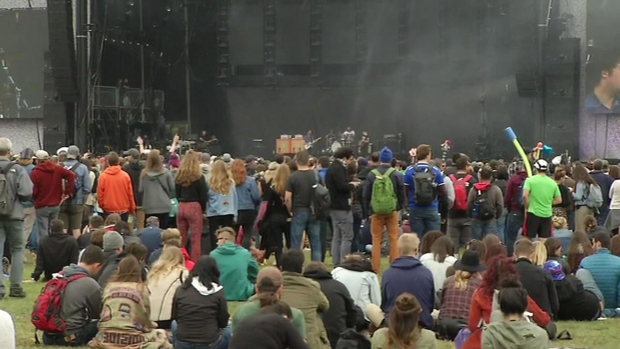 Crowds gather as headliner Radiohead set to take stage at Outside Lands