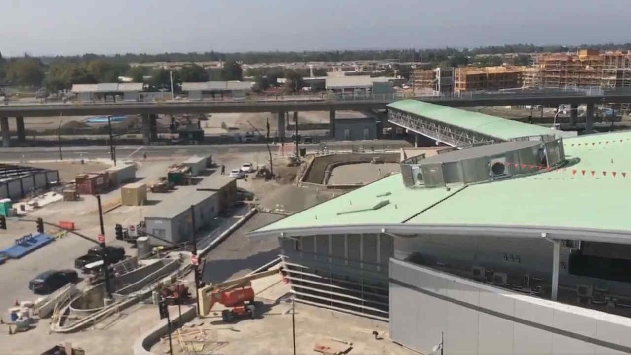 New Milpitas BART station nearly complete