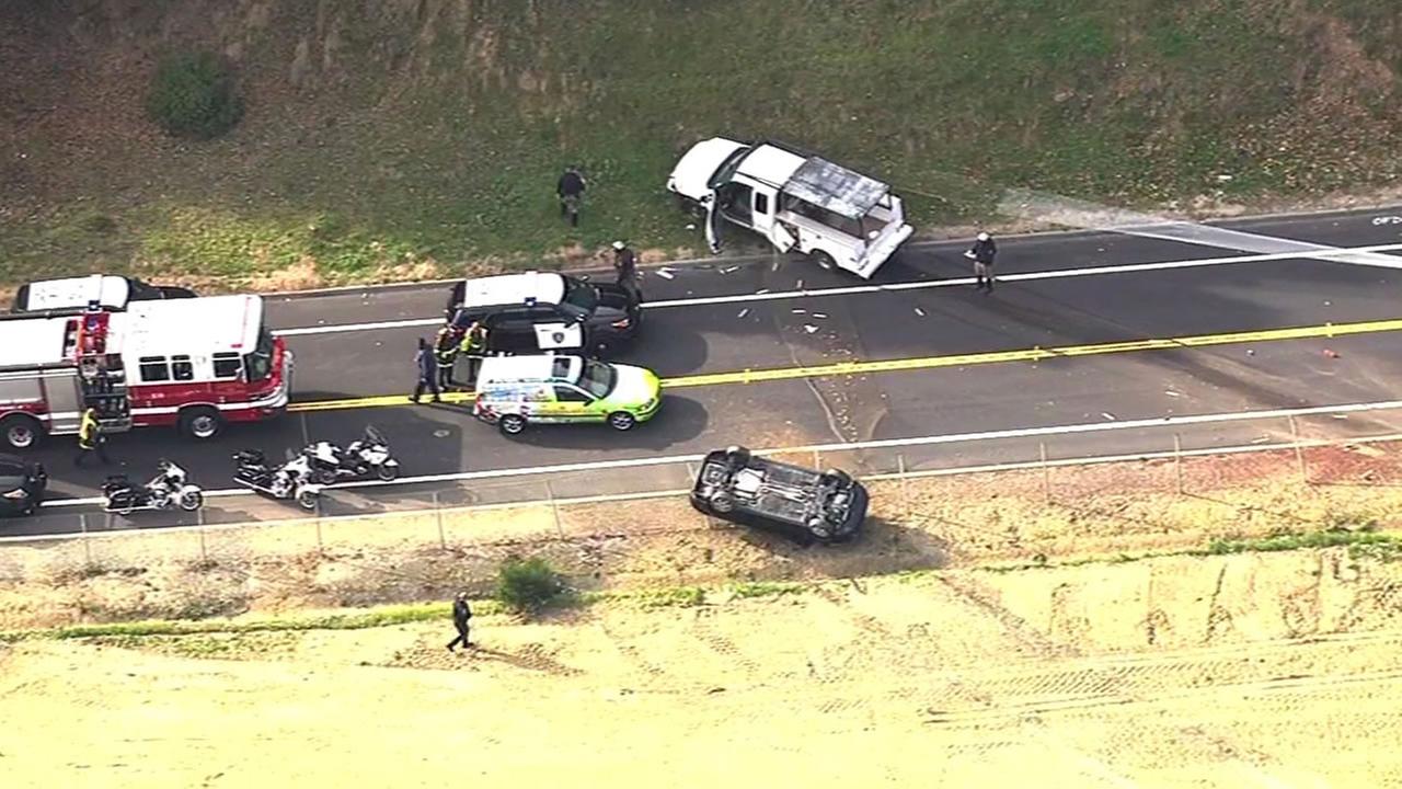 Car wanted in pursuit on Hwy 24 crashes into other cars outside ...