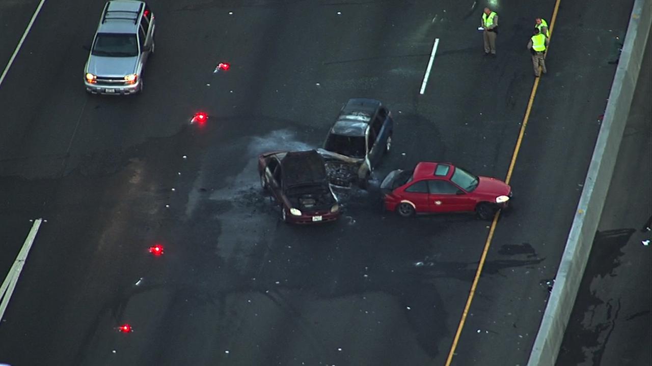 Fatal crash cleared from I880 lanes in Oakland