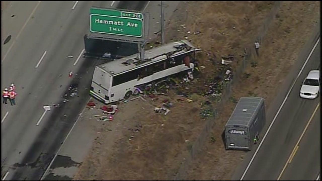 Chp 5 Dead In Bus Crash On Hwy 99 In Merced County