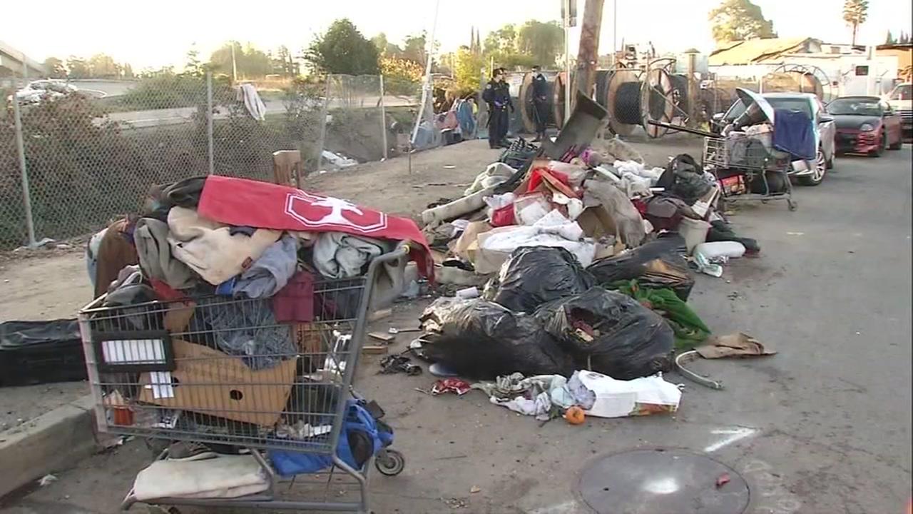 Caltrans cleaning San Jose 'Googleville' homeless