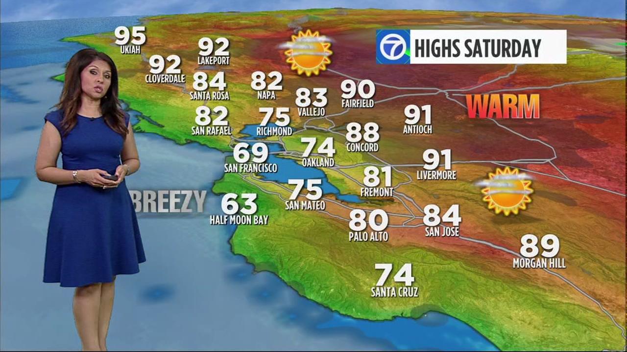 AccuWeather Forecast Sizzling summer weekend