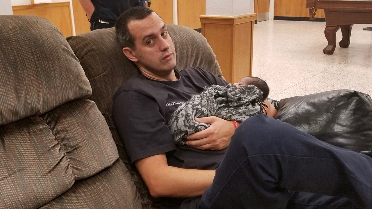 Baby boy only a few hours old dropped off at Houston church