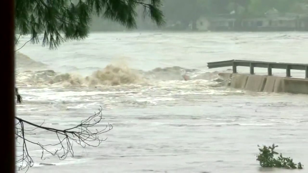 Llano River bridge destroyed by rushing flood waters as storms hit parts of Texa...