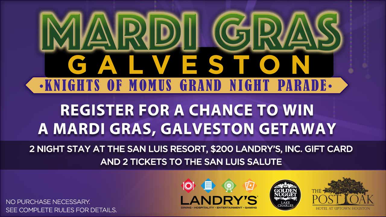 mardi gras galveston posters