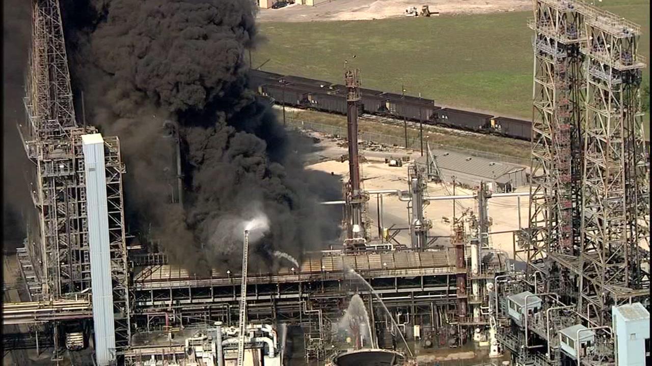 Investigation underway into massive fire at SE Houston plant