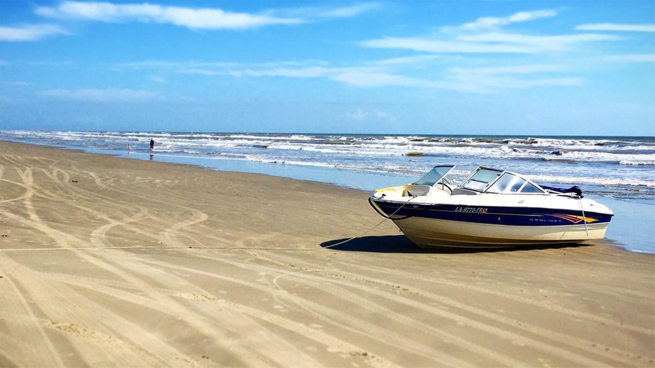 Abandoned Boat Drifts 200 Miles To Galveston After Stranding Abandoned Boat Drifts 200 Miles To Galveston After Stranding Boaters Near Louisiana Abc13