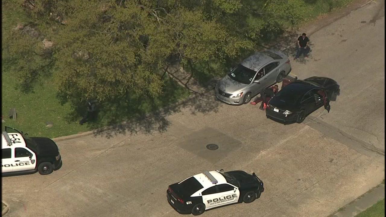 PHOTOS Highspeed police chase ends in Heights