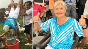 Texas Grandmother Impresses Grandchildren By Doing A Keg Stand At A Party Abc7 New York