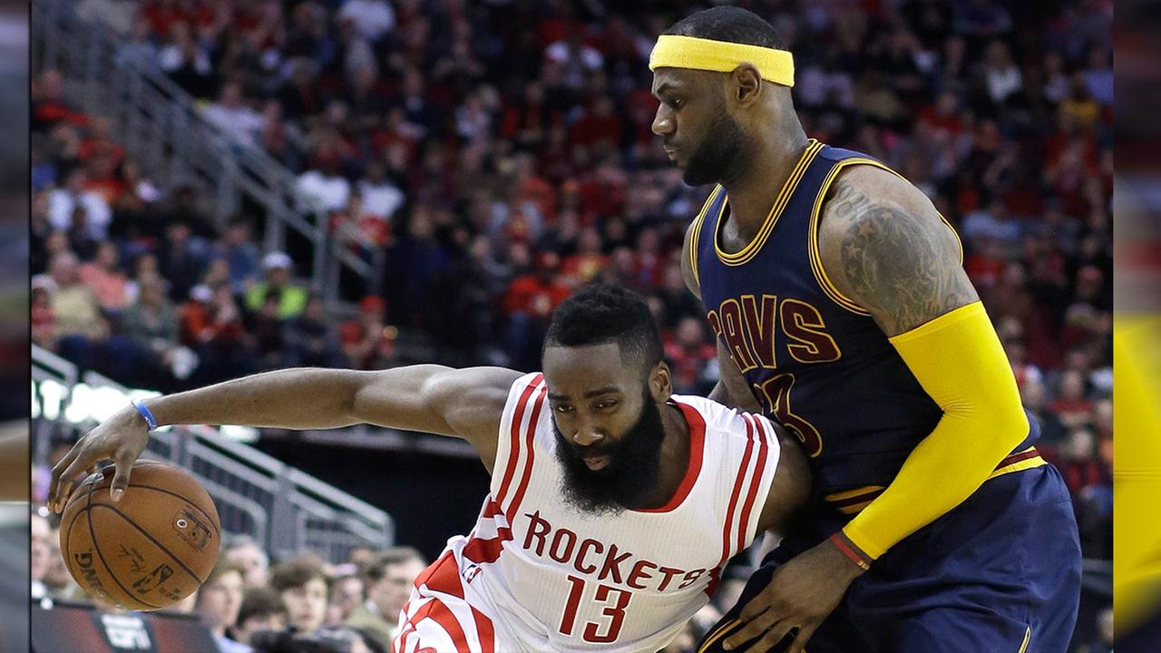 Watch: James Harden and Lebron James battle in ultra slow motion ...