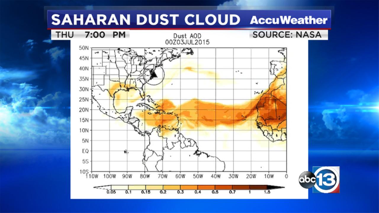 African dust blows into Houston, more on the way