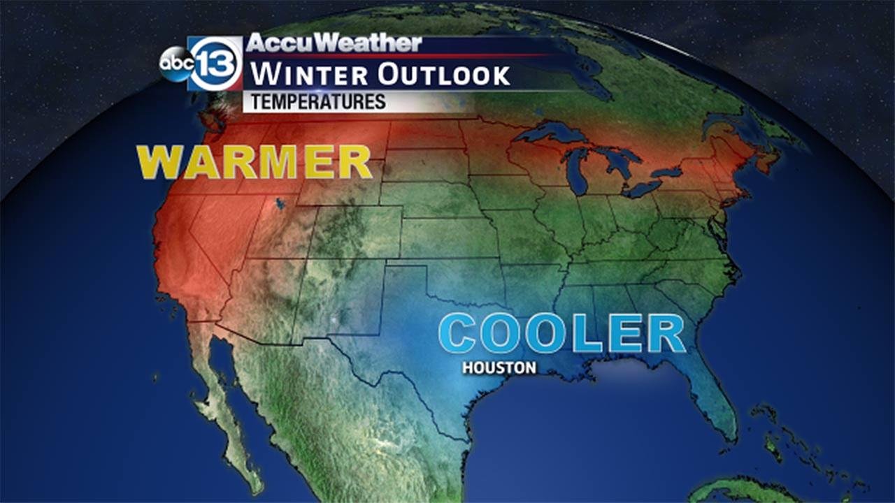 Cool and wet weather likely in Houston this Winter
