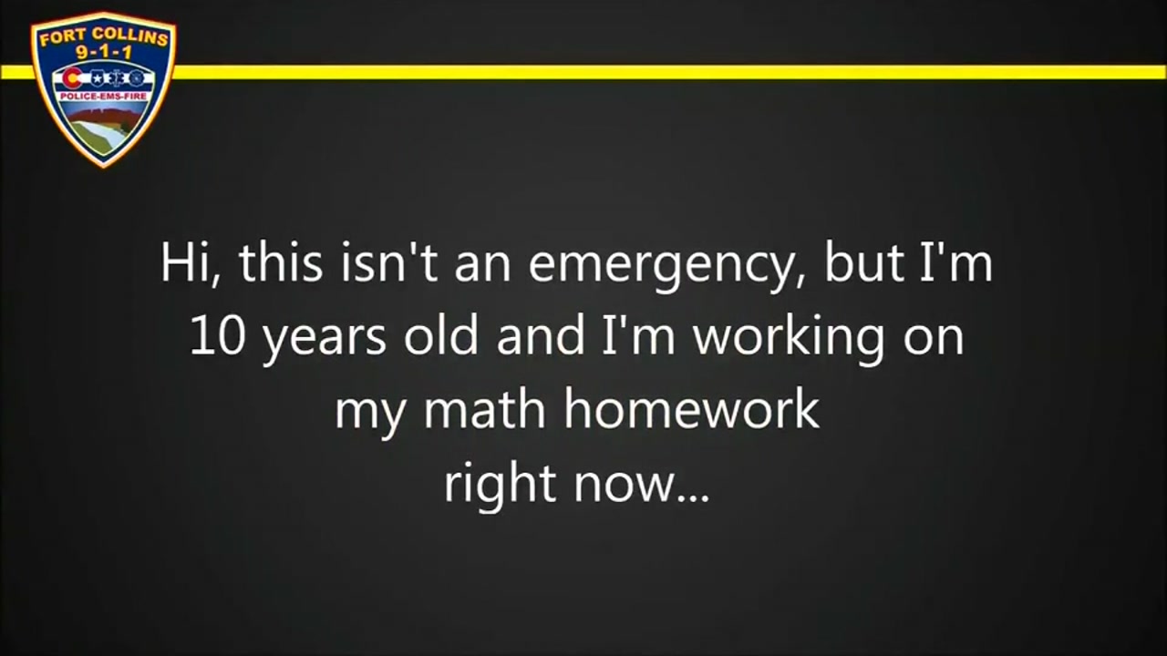 4 year old 911 call homework help
