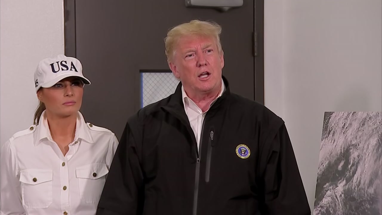 Pres. Trump to appear at Houston rally for midterm elections at NRG Arena on Oct...