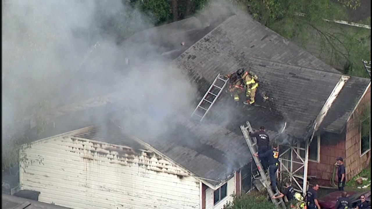 Firefighter Survives Scare, Falls Through Roof Of Burning Southeast ...