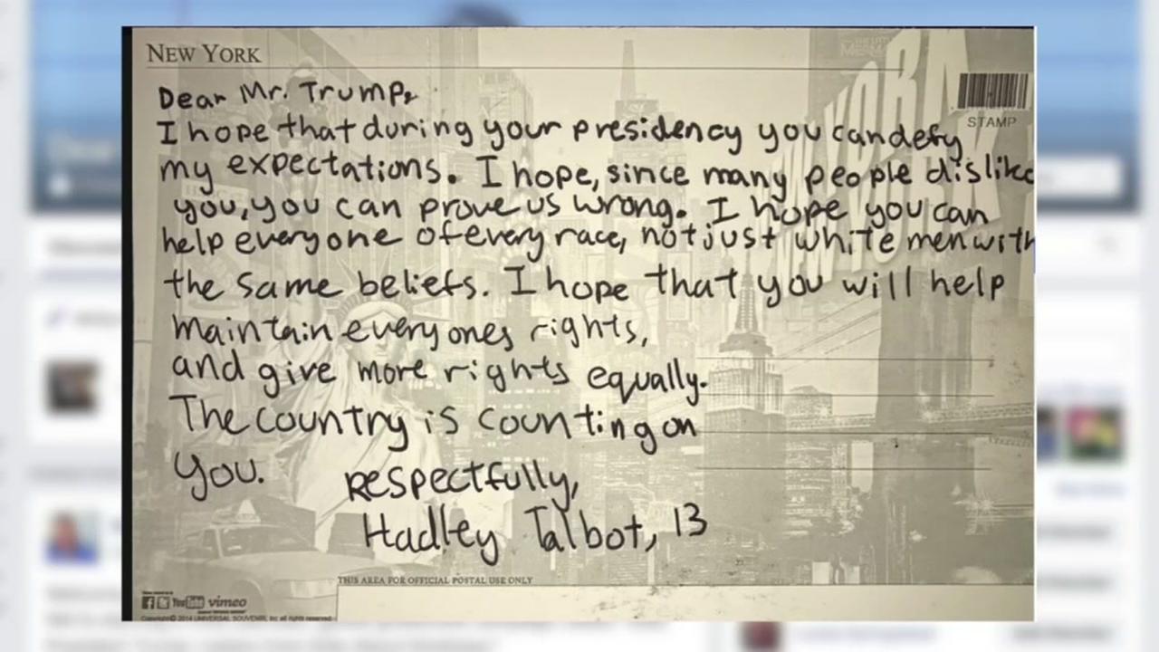 Kids send letters to Donald Trump | abc13.com