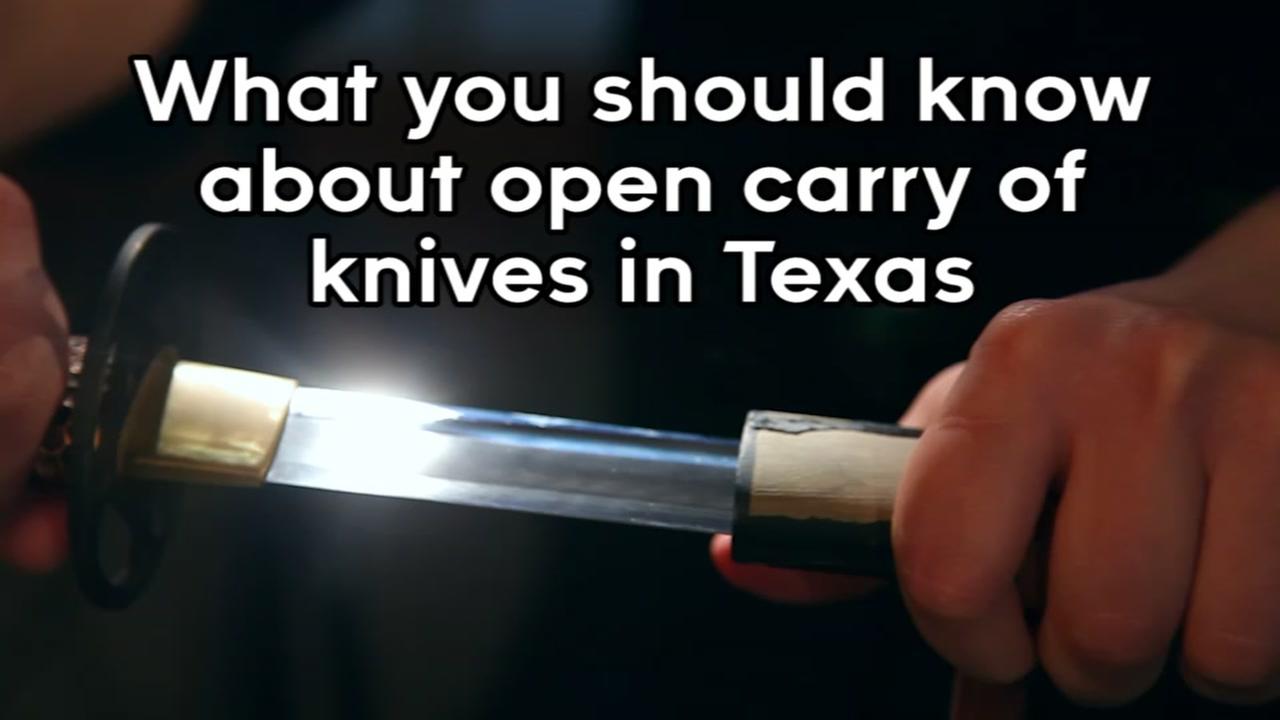 Open carry law for knives and swords to begin in September