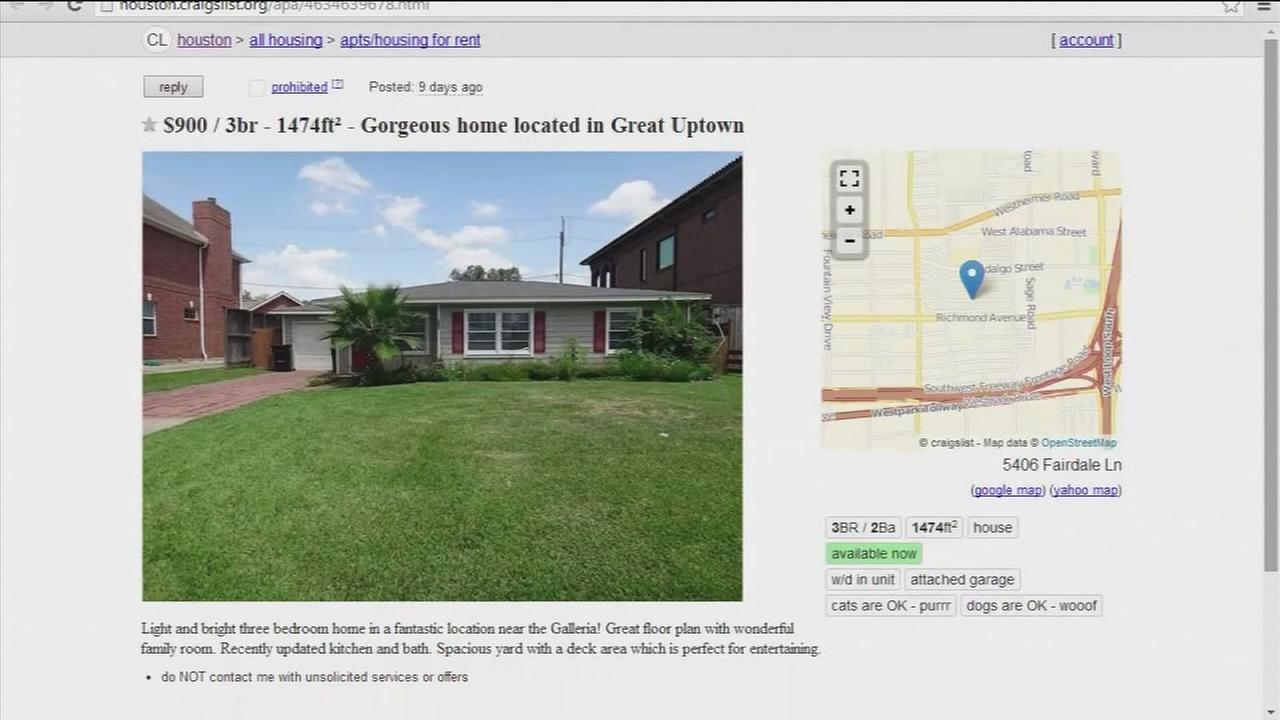 Real estate agent warns against rental scams found on Craigslist