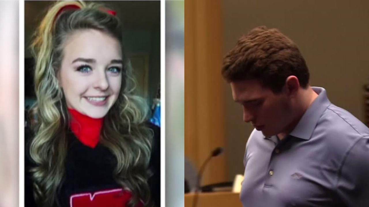 Former college football player found guilty of killing exgirlfriend