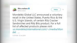 Ritz Cracker Recall Chart