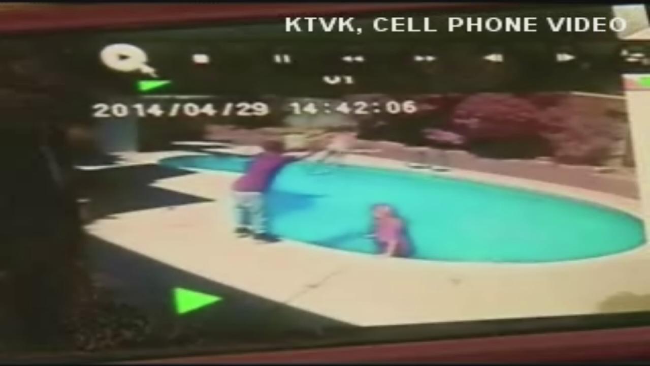 Dad charged for throwing daughter into pool to 'teach her a lesson