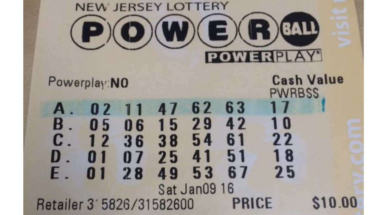 lottery numbers nj
