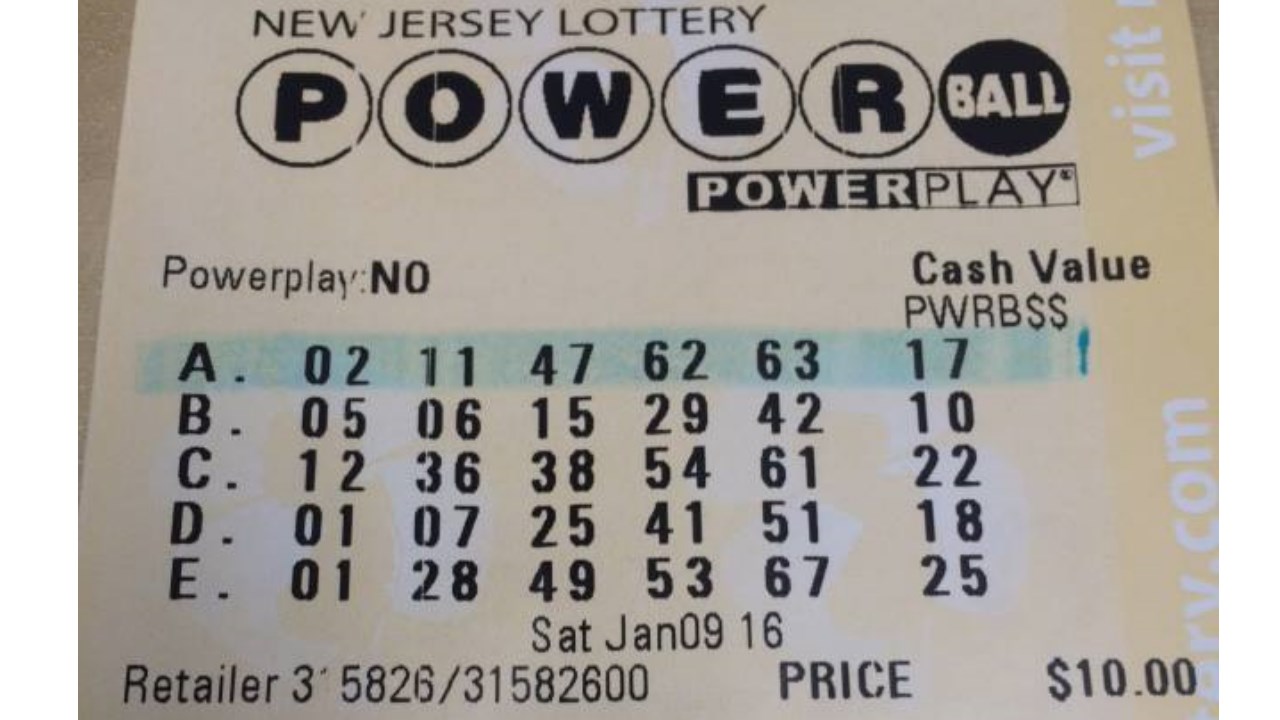 powerball winning numbers nj