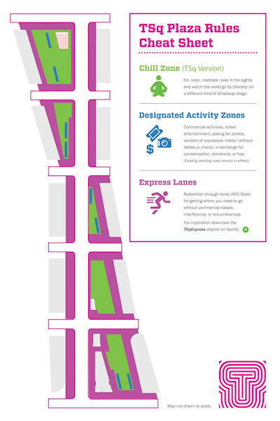 Times Square Gets Color-Coded Zones to Organize Performers, Tourist Traffic