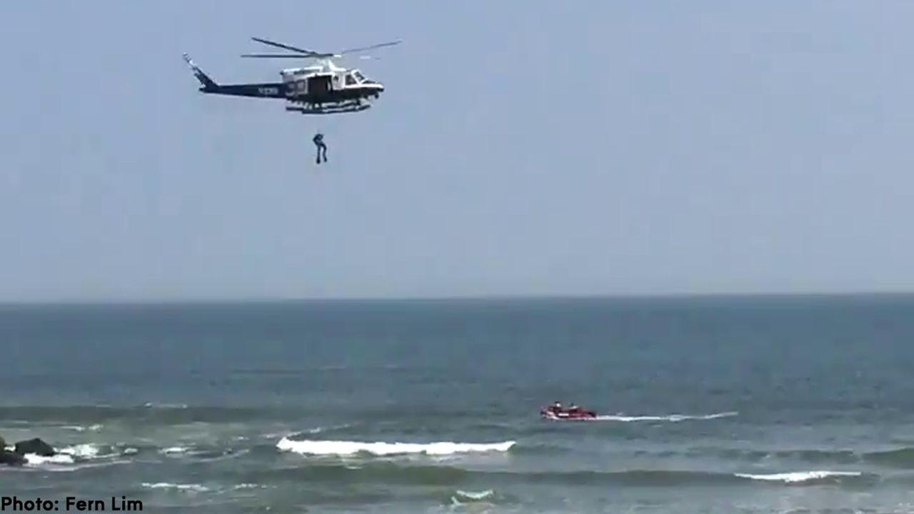 S After Fdny Divers Pull Him From Water At Rockaway Beach S After Fdny Divers Pull Him From Water At Rockaway Beach Queens Abc7ny