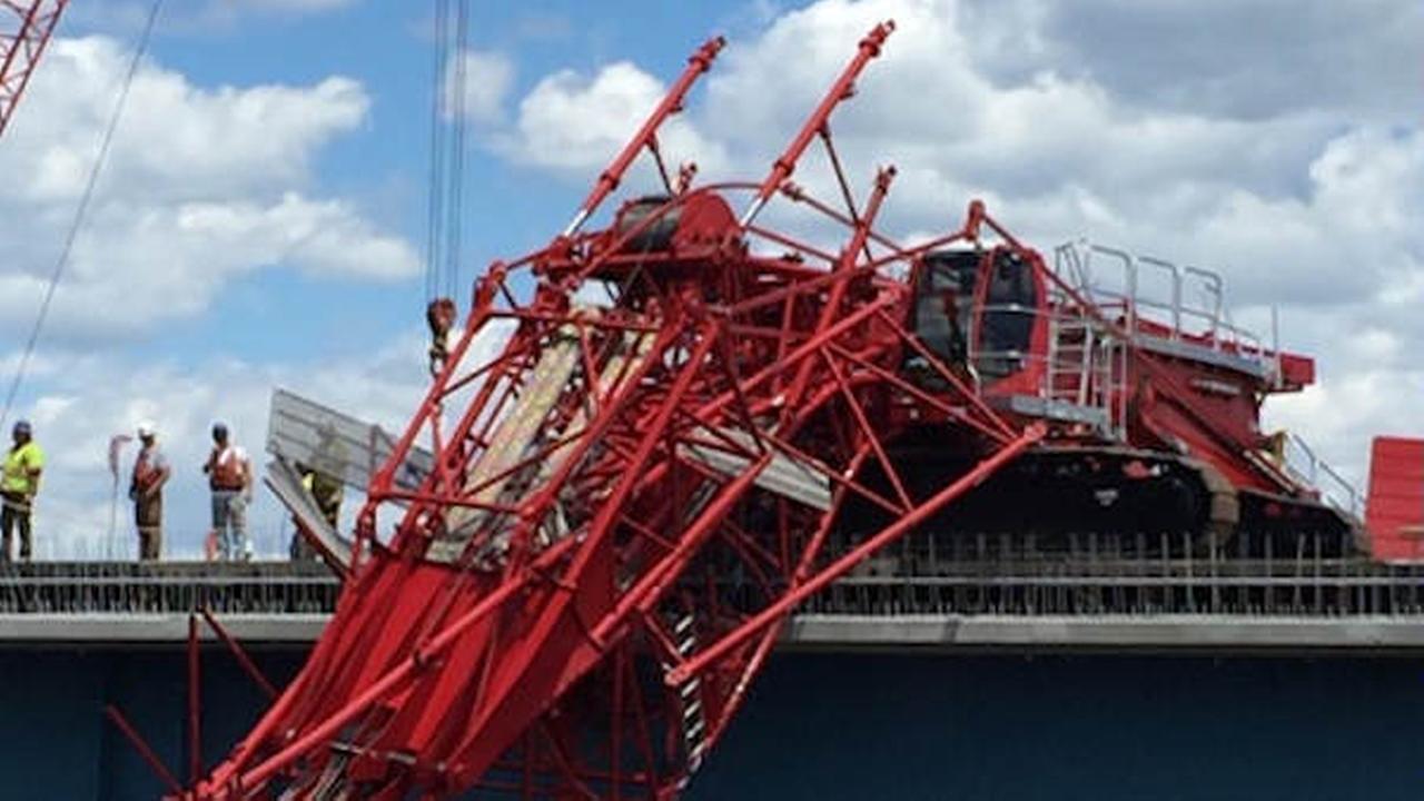 PHOTOS Tappan Zee Bridge crane collapse