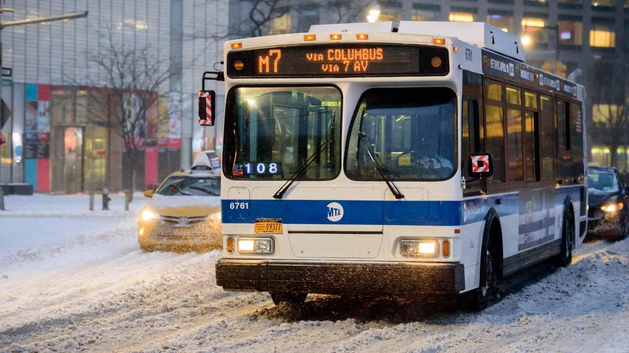 Mass transit service springs to life after winter blast | abc7ny.com