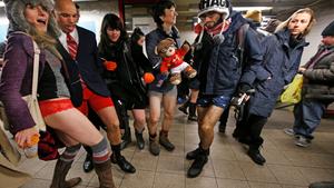 PICTURES: 60 countries participate in 'No Pants Subway Ride' day - P.M. News