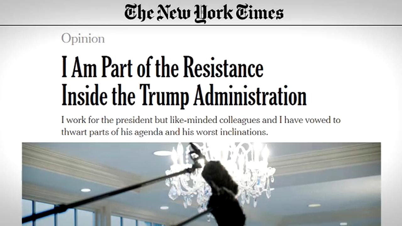 Image result for Anonymous op-ed blasting Trump