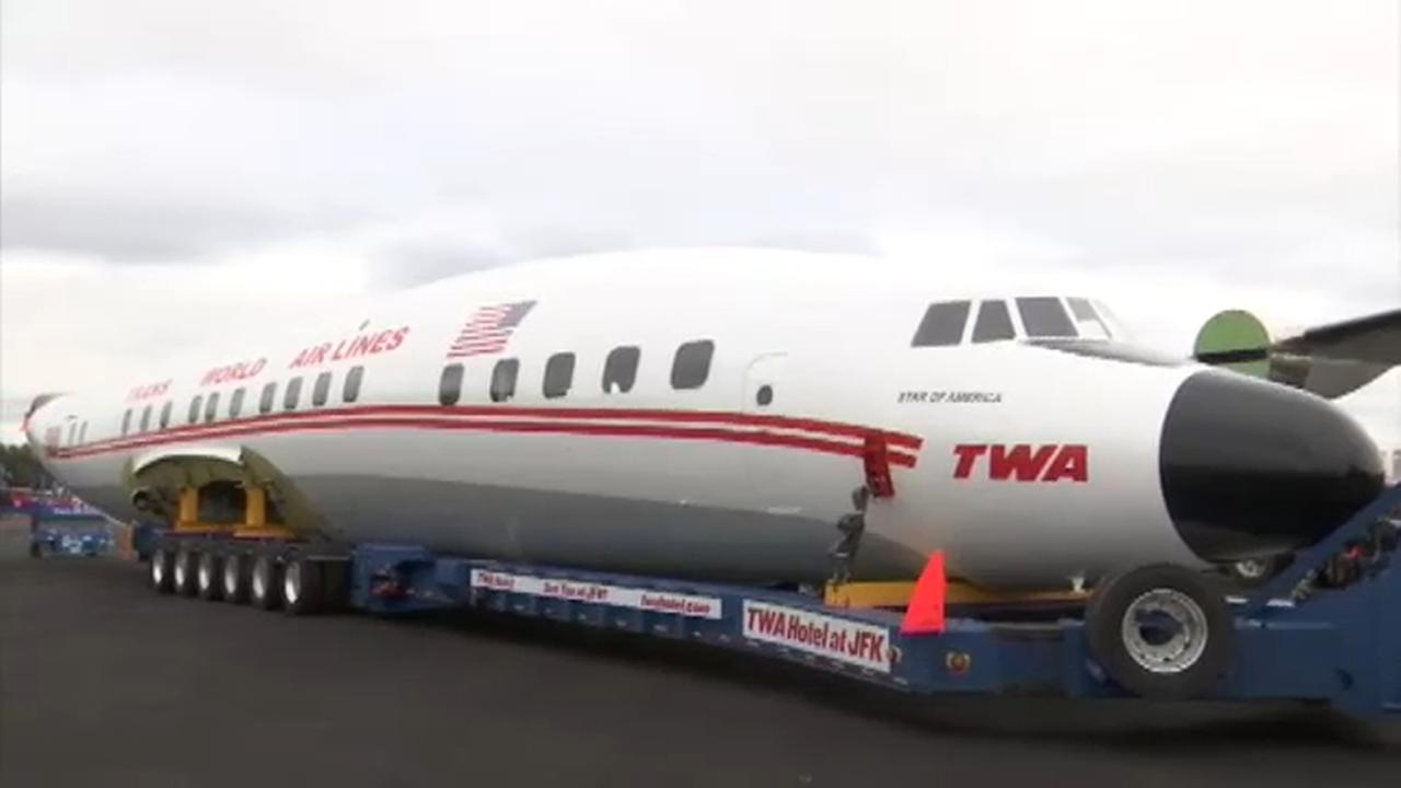 Vintage airplane to become cocktail lounge at new JFK hotel