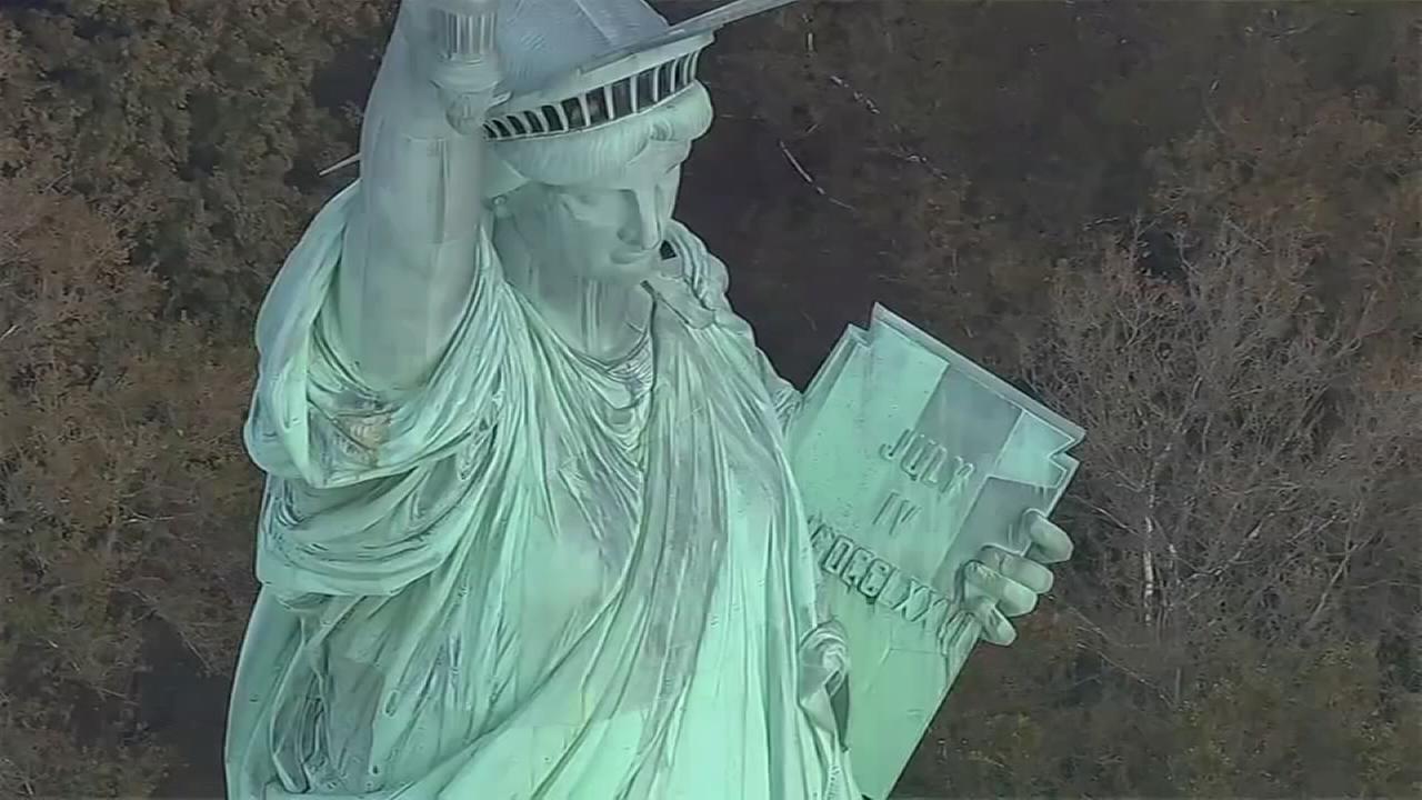 Police identify woman who climbed Statue of Liberty