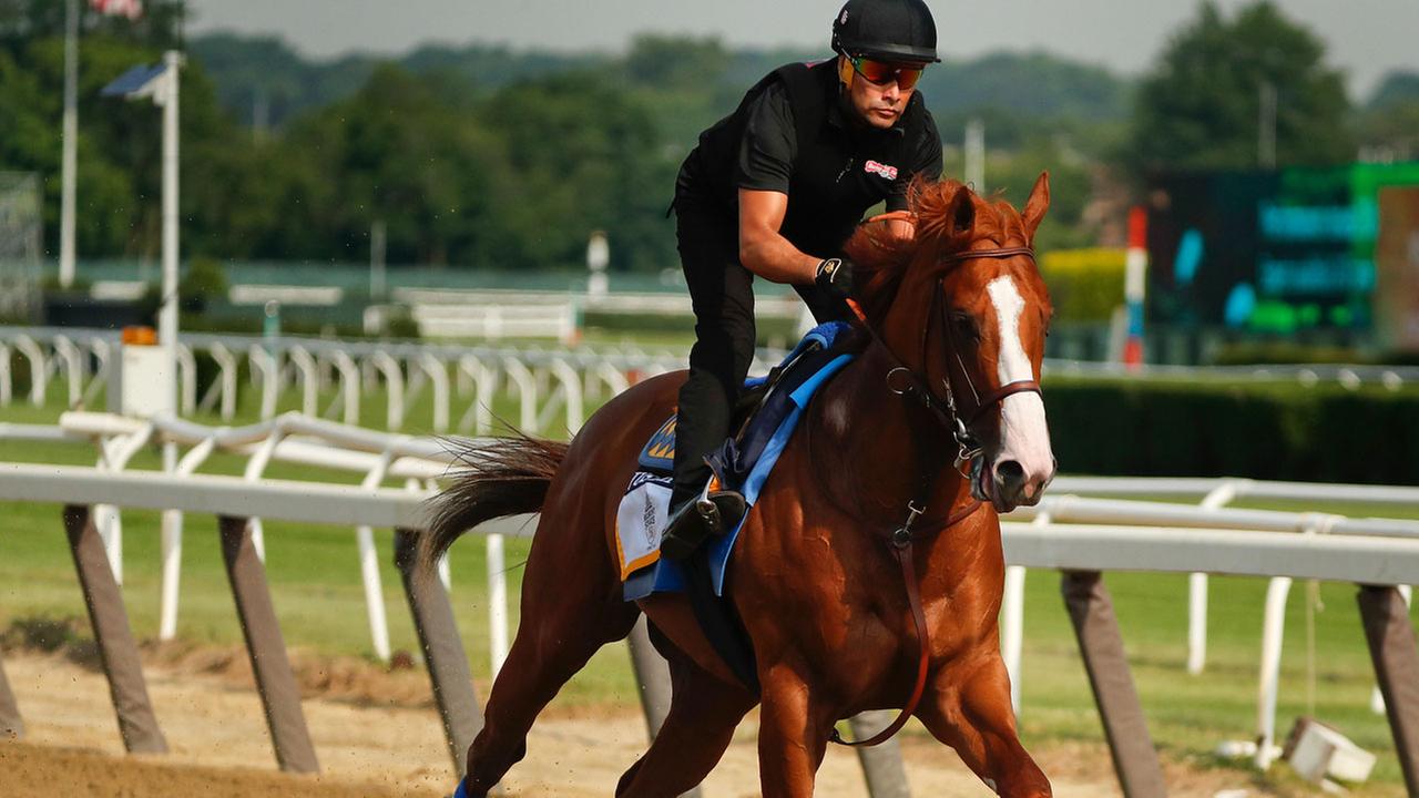 Justify wins Belmont Stakes to 13th Triple Crown winner and